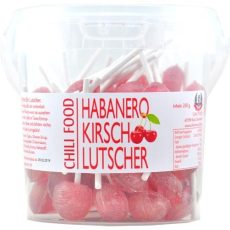 Habanero Chili Cherry Lollipops