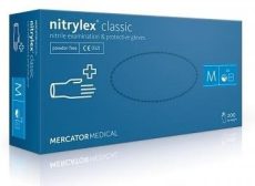 Nitrylex PF nitril anyagú, púdermentes kesztyű